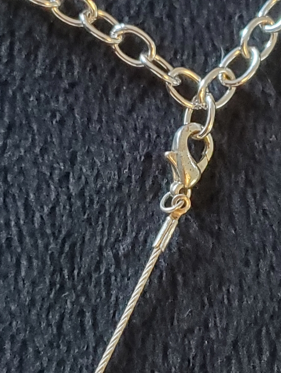 Vintage Swarovski wire choker with Aurora boreal Bead Crystal Necklace - Picture 6 of 7